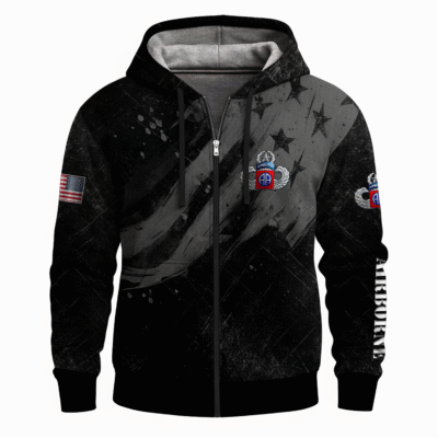 US Army Airborne Full Zip Hoodie