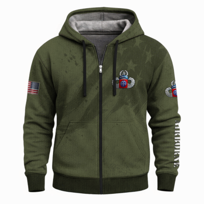US Army Airborne Full Zip Hoodie