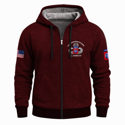 US Army Airborne Full Zip Hoodie