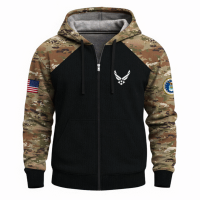 US Air Force Full Zip Hoodie