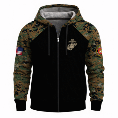 US Marine Full Zip Hoodie