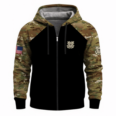 US Coast Guard Full Zip Hoodie