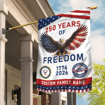 Us Navy - America 250th Anniversary Flag