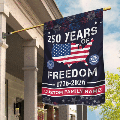 Us Navy - America 250th Anniversary Flag