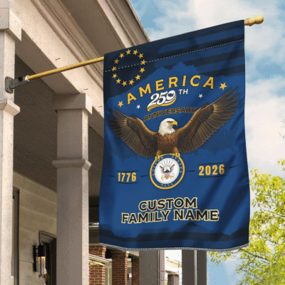 Us Navy – America 250th Anniversary Flag
