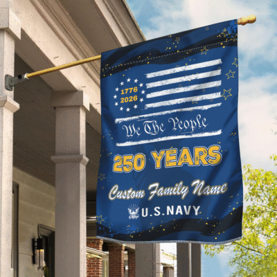 Us Navy - America 250th Anniversary Flag
