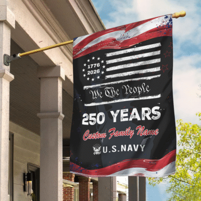 Us Navy - America 250th Anniversary Flag