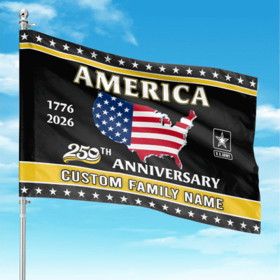 US Army - America 250th Anniversary US Semiquincentennial Flag