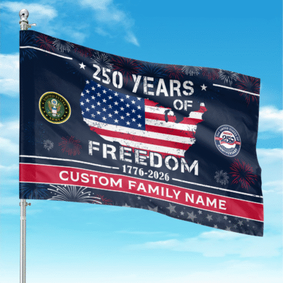 US Army - America 250th Anniversary US Semiquincentennial Flag