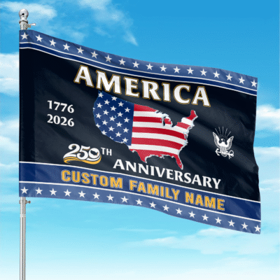 US Navy - America 250th Anniversary US Semiquincentennial Flag