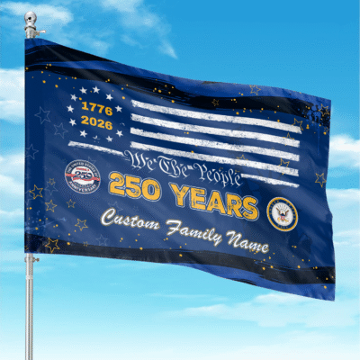 US Navy - America 250th Anniversary US Semiquincentennial Flag