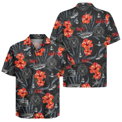 US Navy 250th Years Of Service Hawaiian Shirt