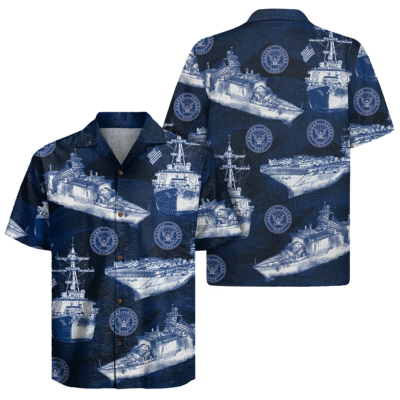 US Navy 250th Years Of Service Hawaiian Shirt
