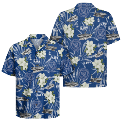 US Navy 250th Years Of Service Hawaiian Shirt