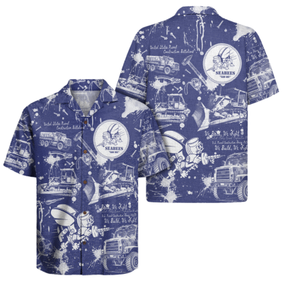 US Navy Seabees 250th Years Of Service Hawaiian Shirt