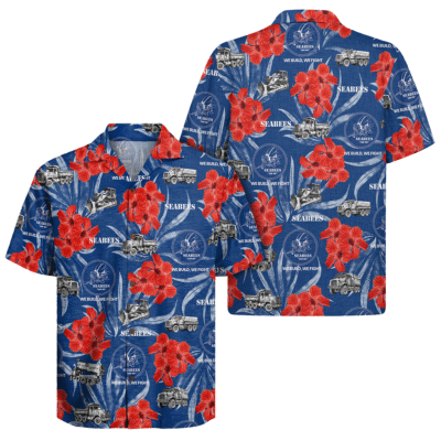 US Navy Seabees 250th Years Of Service Hawaiian Shirt