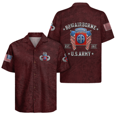 US Army AirBorne Hawaiian Shirt