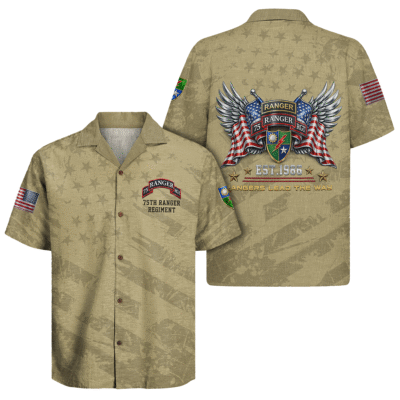 US Army 75th Ranger Regiment Hawaiian Shirt