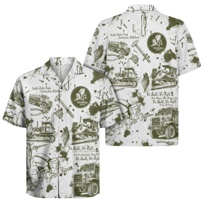 US Navy Seabees 250th Years Of Service Hawaiian Shirt