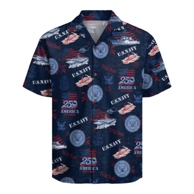 US Navy - America 250th Anniversary Hawaiian Shirt