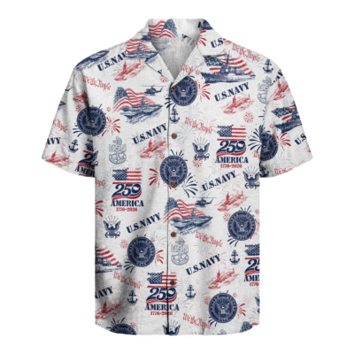 US Navy - America 250th Anniversary Hawaiian Shirt