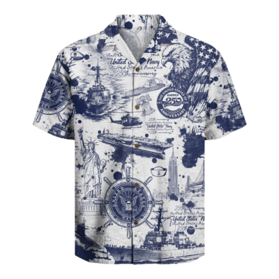 US Navy - America 250th Anniversary Hawaiian Shirt