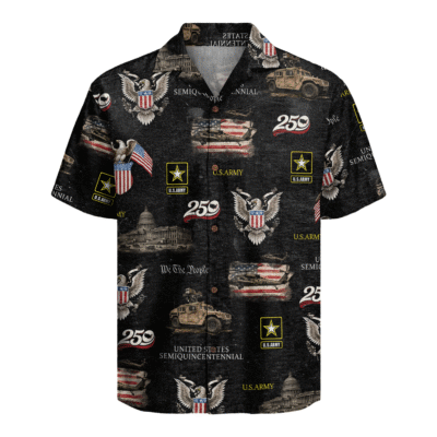 US Army - America 250th Anniversary Hawaiian Shirt