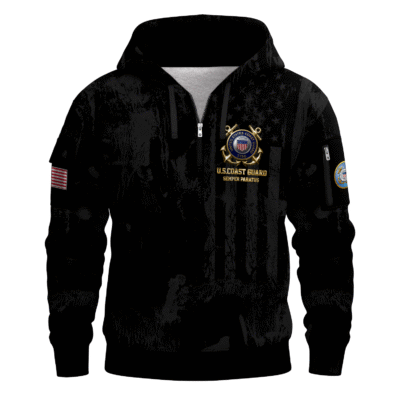 US Coast Guard Quarter Zip Hoodie