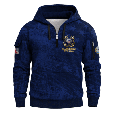 US Coast Guard Quarter Zip Hoodie