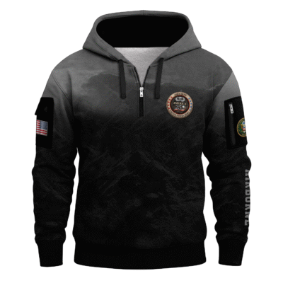 America 250 - US Army AirBorne All-Over Quarter Zip Hoodie