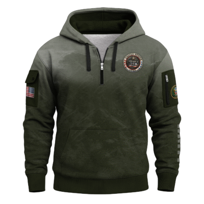 America 250 – US Army All-Over Quarter Zip Hoodie