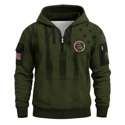 America 250 – US Army All-Over Quarter Zip Hoodie