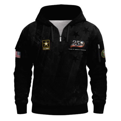 America 250 – US Army All-Over Quarter Zip Hoodie