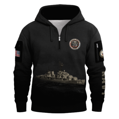 America 250 – US Navy All-Over Quarter Zip Hoodie