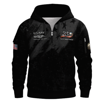 America 250 – US Navy All-Over Quarter Zip Hoodie