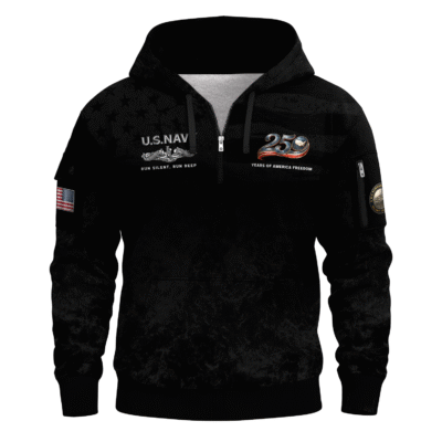 America 250 – US Navy All-Over Quarter Zip Hoodie