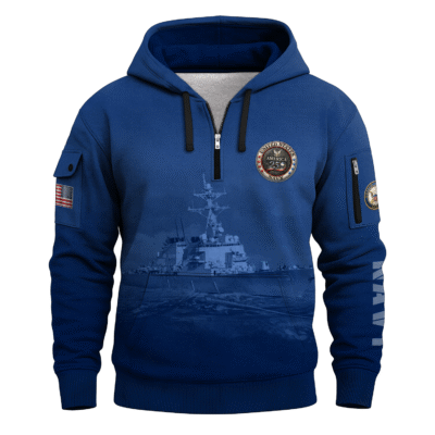 America 250 – US Navy Quarter Zip Hoodie