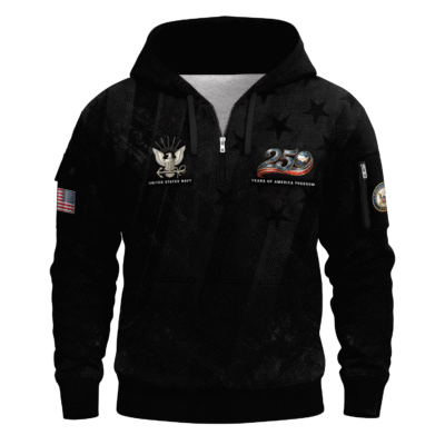America 250 – US Navy All-Over Quarter Zip Hoodie