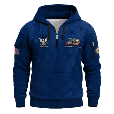 America 250 – US Navy All-Over Quarter Zip Hoodie