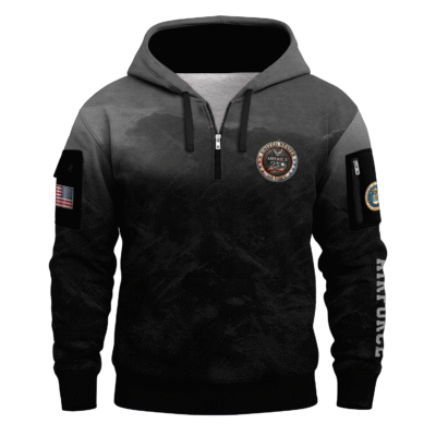 America 250 - US Air Force All-Over Quarter Zip Hoodie