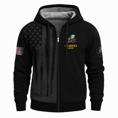 US Navy SeaBees Full Zip Hoodie