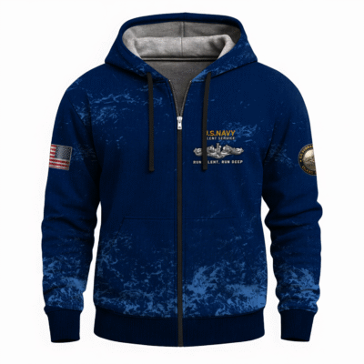 US Navy Submarine Full Zip Hoodie
