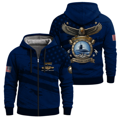 US Navy Submarine Full Zip Hoodie