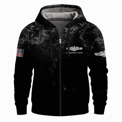 US Navy Submarine Full Zip Hoodie