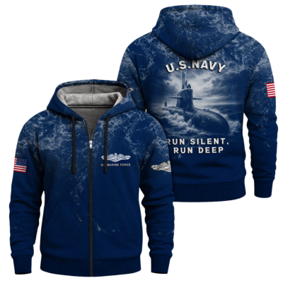 US Navy Submarine Full Zip Hoodie