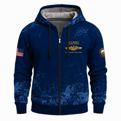 US Navy Submarine Full Zip Hoodie