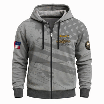 US Navy Submarine Full Zip Hoodie