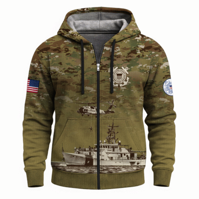 US Coast Guard Full Zip Hoodie