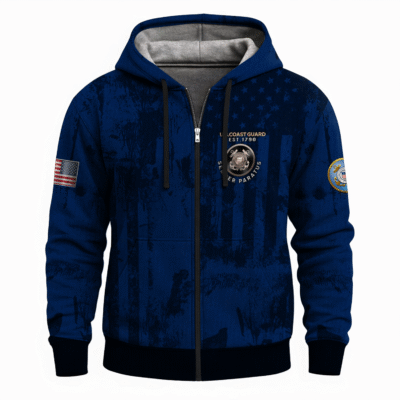 US Coast Guard Full Zip Hoodie