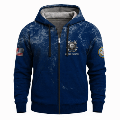 US Coast Guard Full Zip Hoodie